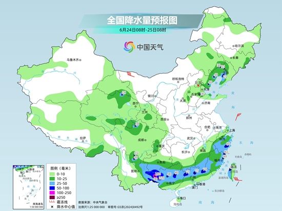 雨带南落！广西贵州